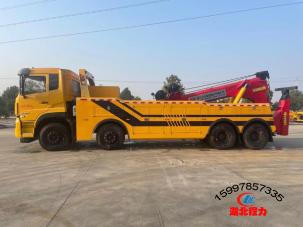 國(guó)六東風(fēng)天龍前四后八拖吊聯(lián)體清障車(chē)