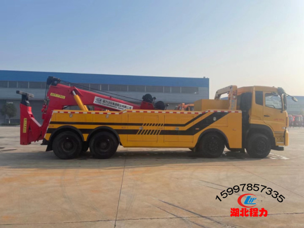 國(guó)六東風(fēng)天龍前四后八拖吊聯(lián)體清障車(chē)