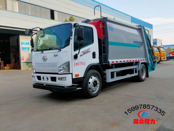 解放壓縮式垃圾車12方