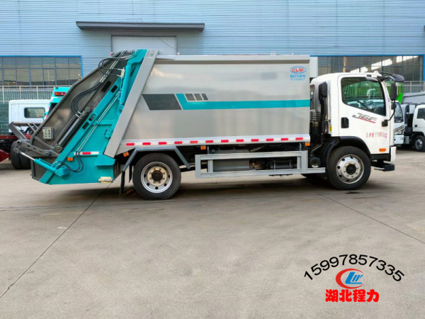 解放壓縮式垃圾車12方